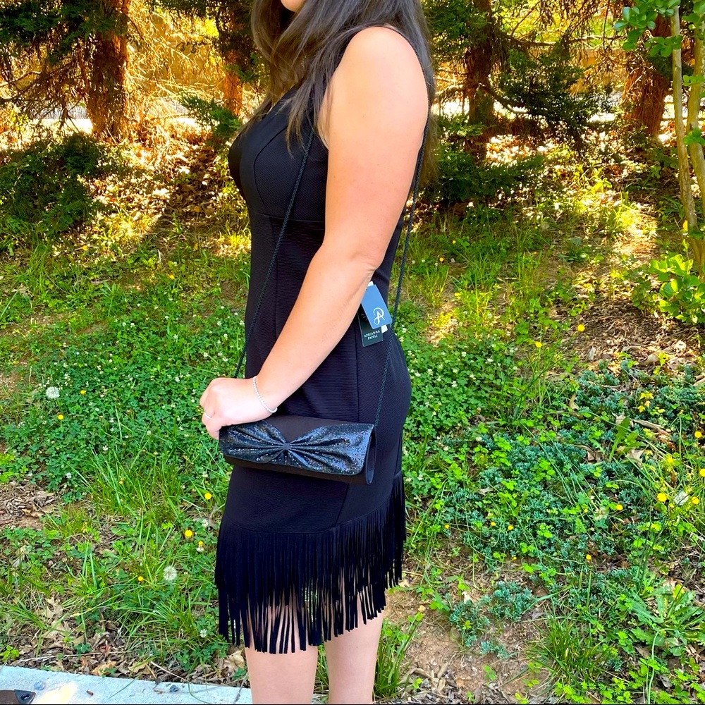 NWT Adriana Papell Black dress, size 12